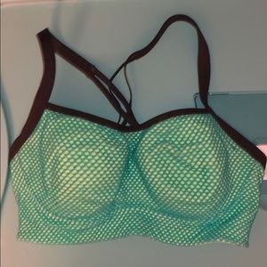 Teal/Neon Green VSX Underwire Sports Bra